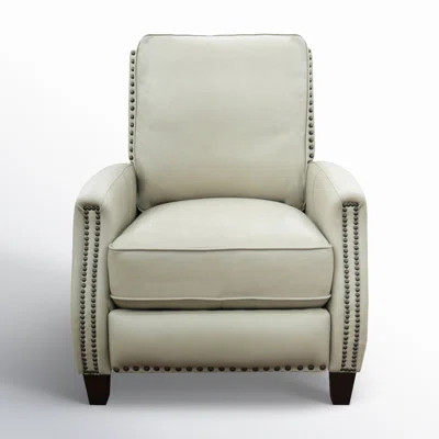 Llewellyn 31" Wide Leather Manual Standard Recliner | Wayfair North America