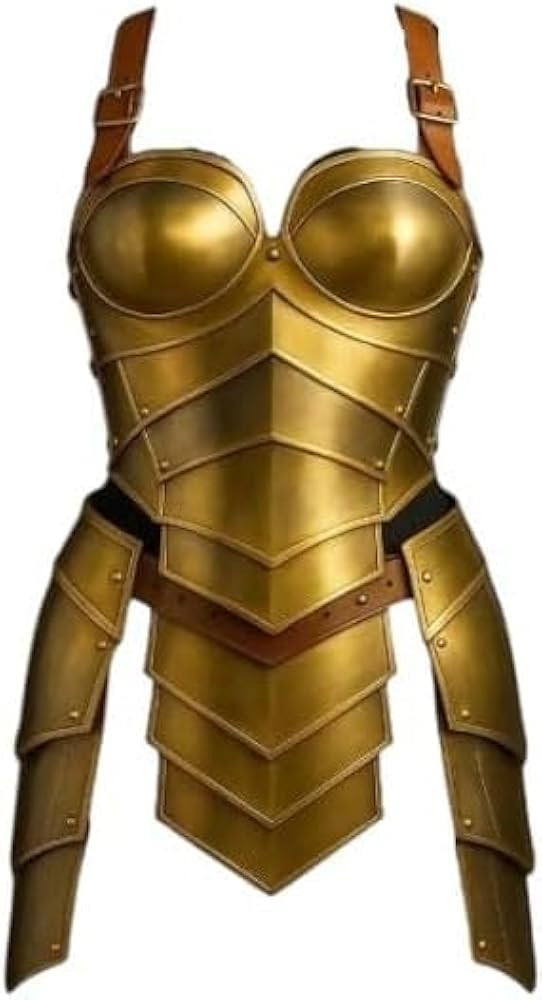 Medieval Golden Women’s Breastplate Armor | LARP, Cosplay & Renaissance Faire Costume | Adjusta... | Amazon (US)