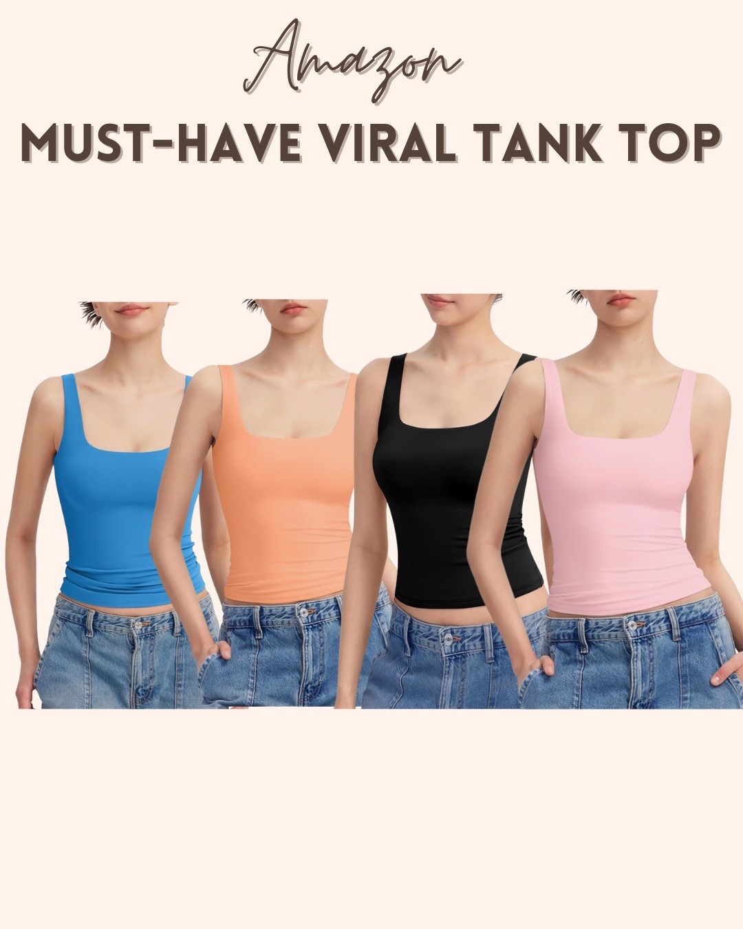 This viral tank top is the best fit for all your spring and summer looks! 

#LTKgrwm #LTKSeasonal #LTKWorkwear