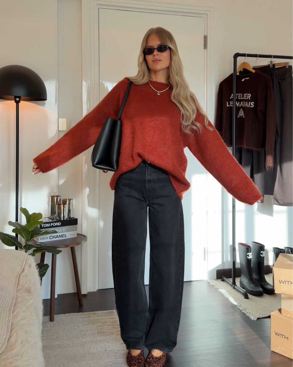 H&M Autumn Haul Outfit 6🐻🍂🧡 
My sizes - I am 1,70m
Black jeans: size 6
Red jumper : size S
Ballet flats: true to size

#LTKFashionMonth #LTKsummer #LTKstyletip