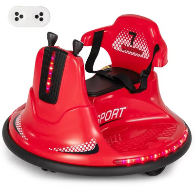 Honeyjoy 12V Bumper Car for Kids Toddlers Electric Ride On Car Vehicle with 360° Spin Blue/Pink/... | Target