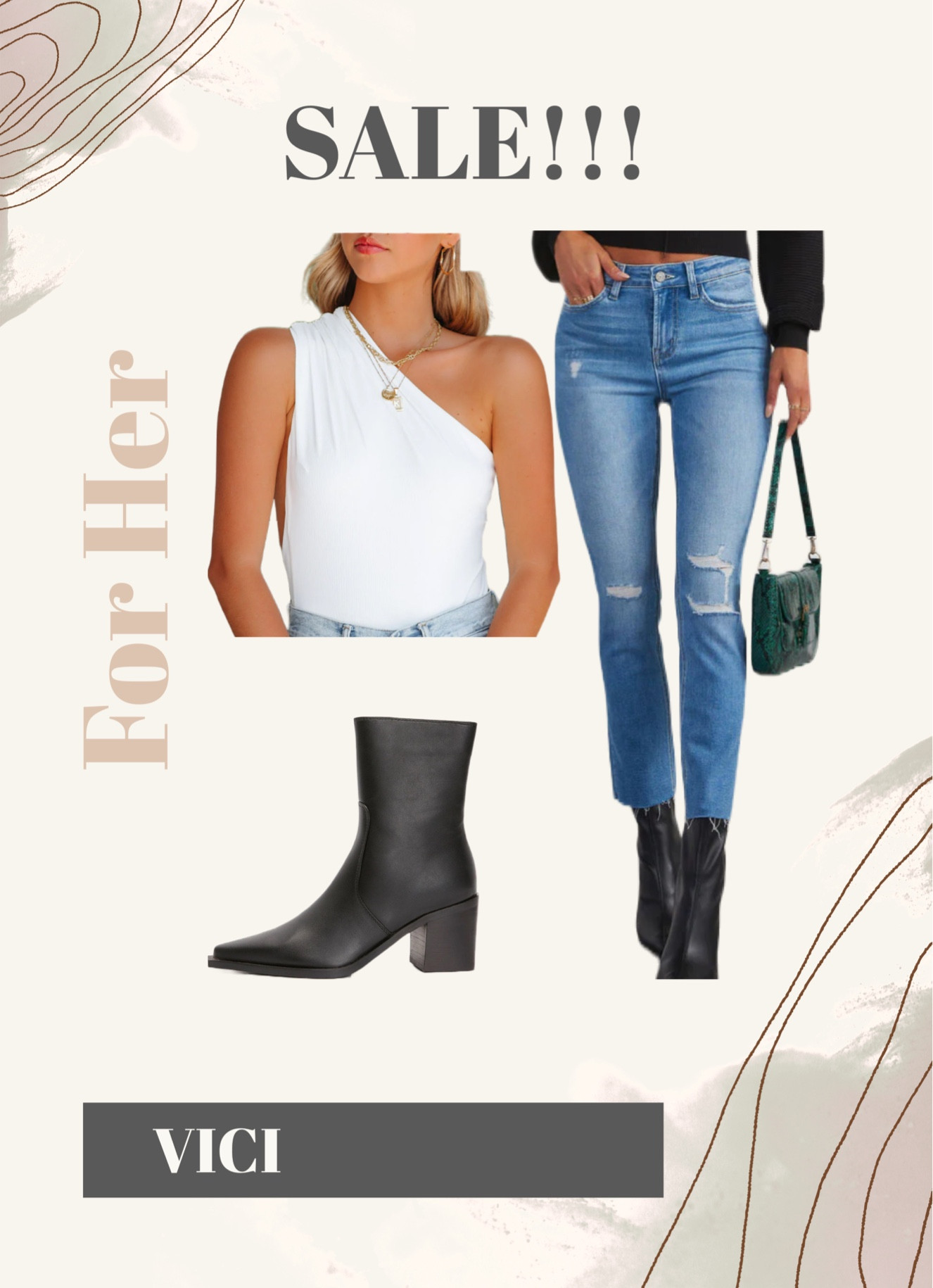 Great prices and an even better sale!!! This outfit is bomb. The boots are to die for. The bodysuit is chic and comfortable and pairs well with a flannel, sweater, or fur jacket  The jeans are perfect skinnies. 

#LTKfindsunder100 #LTKSale #LTKshoecrush