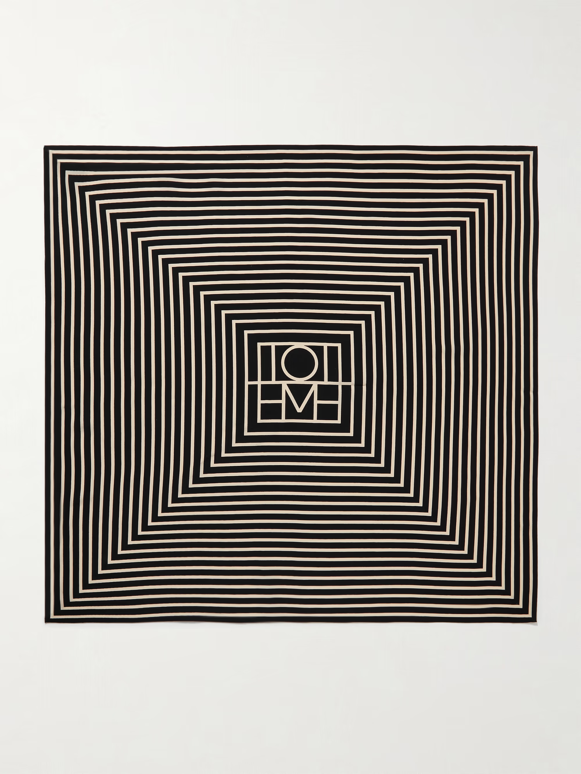 Printed silk crepe de chine scarf - black - One Size | NET-A-PORTER (UK & EU)