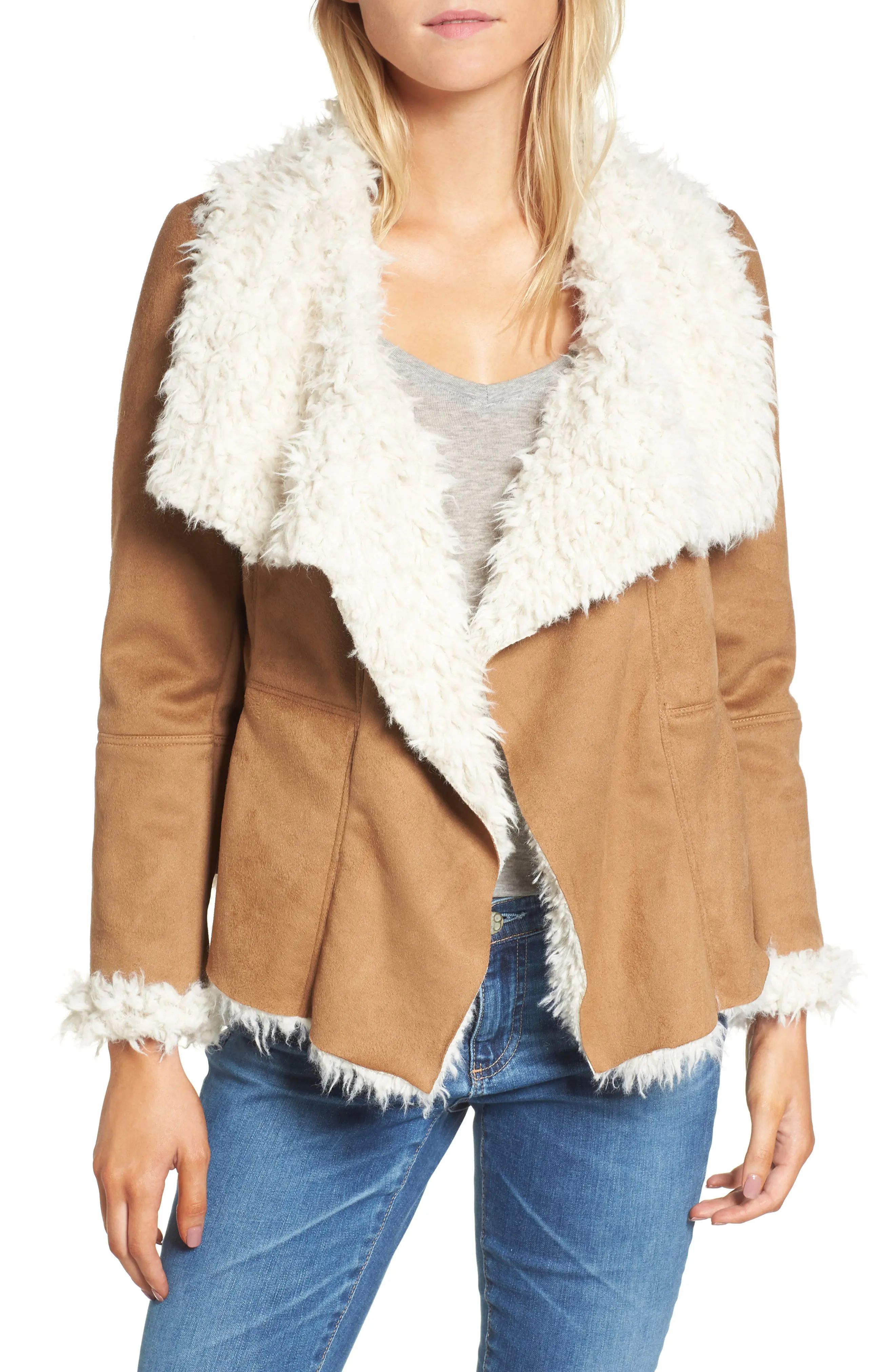 Fawn Faux Shearling Jacket | Nordstrom