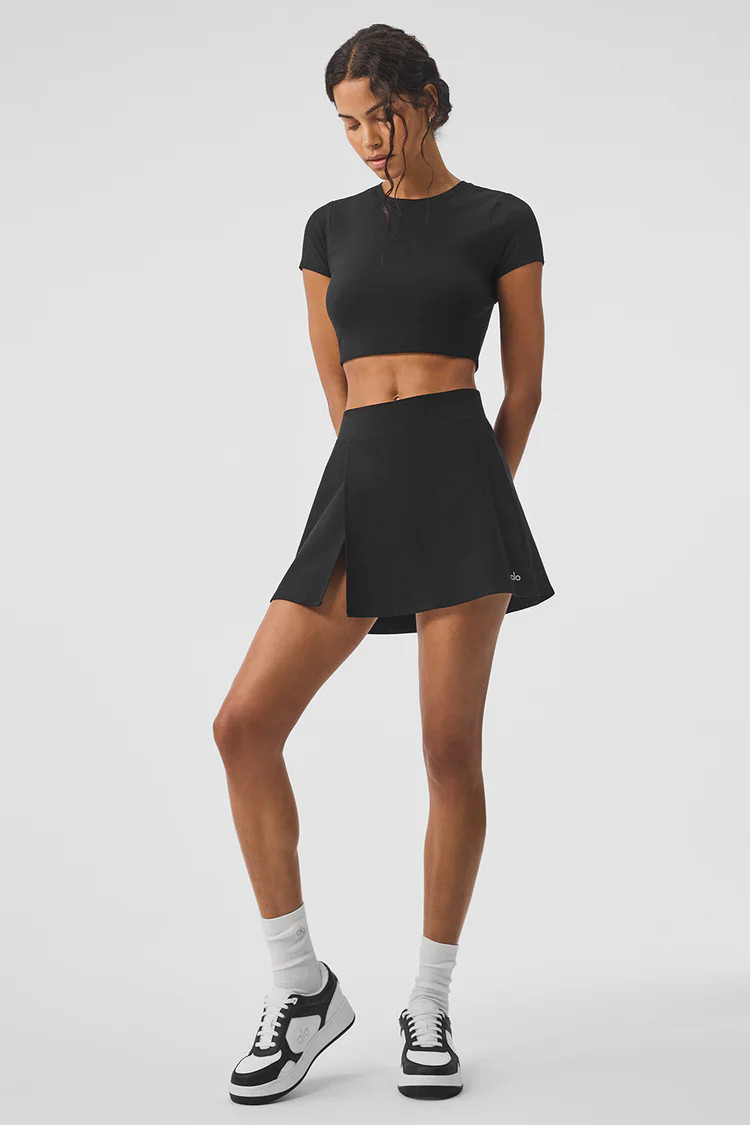 Alosoft Backspin Skirt - Black | Alo Yoga (US)