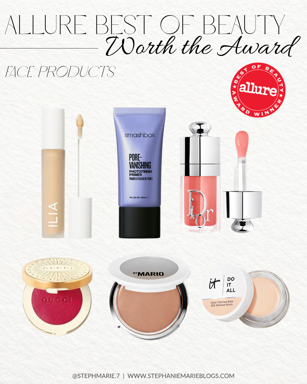Allure Best of Beauty winners that are actually worth the award! These face favorites stood out for their formulas, performance, and beautiful results, from complexion staples to blush and lip picks.  

 #LTKSeasonal #LTKOver40 #LTKBeauty