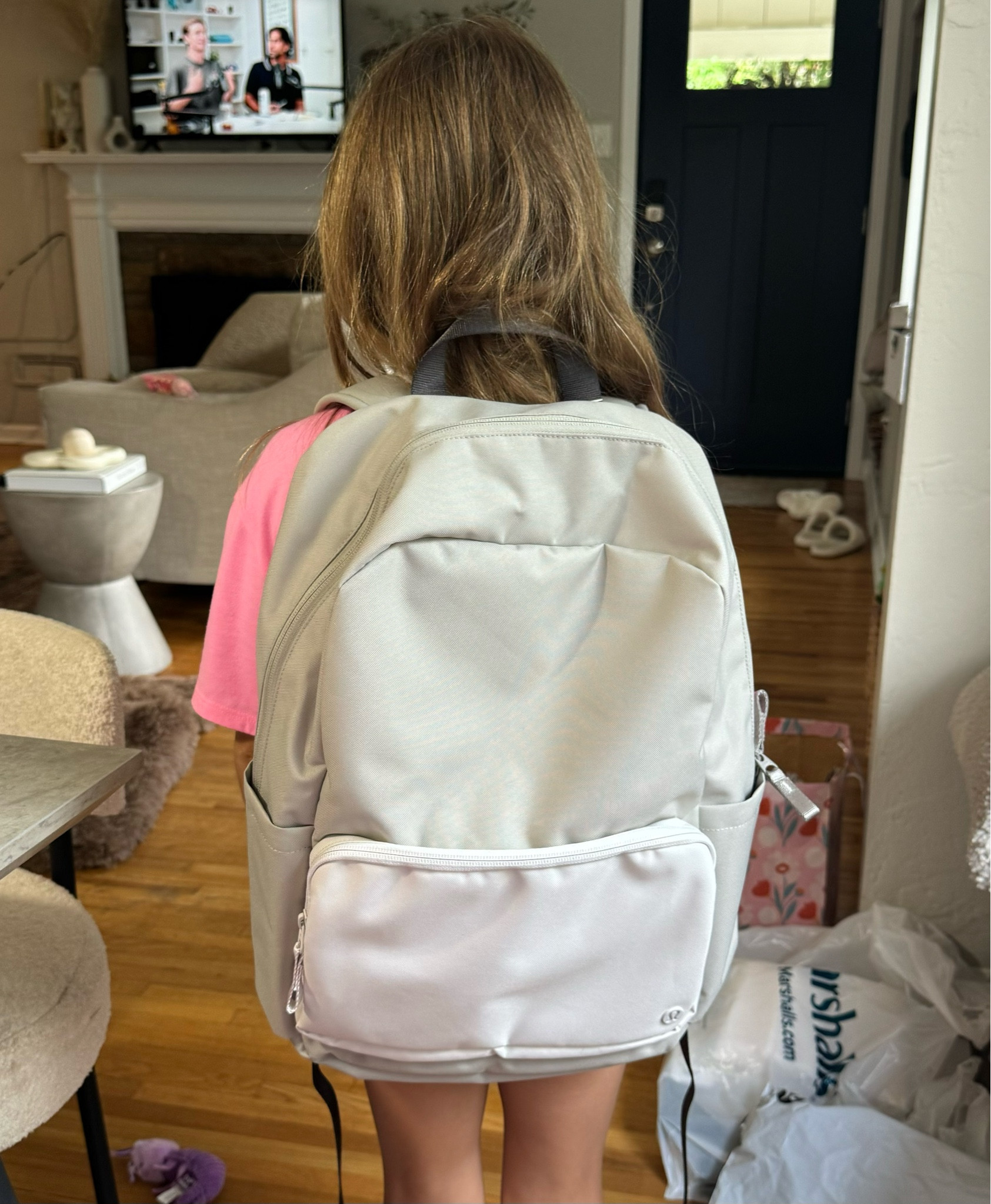 3 years of straight A’s will get you the Lululemon backpack you’ve been wanting for fourth grade in this house 😅 🎒🤝