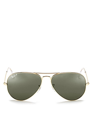 Ray-Ban Unisex Polarized Classic Aviator Sunglasses, 62mm | Bloomingdale's (US)