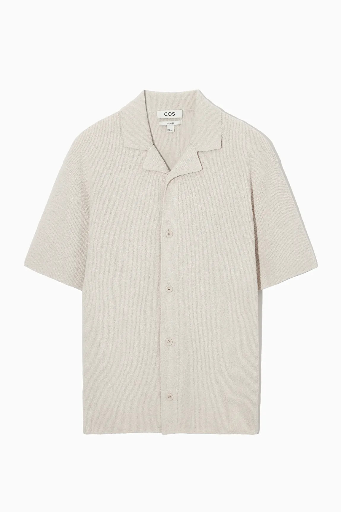 SHORT-SLEEVED BOUCLÉ-KNIT SHIRT | COS (EU)