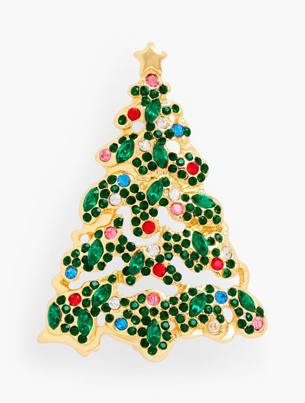 Christmas Tree Brooch | Talbots