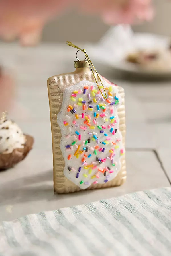 Toaster Pastry Glass Ornament | Anthropologie (US)