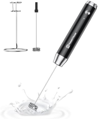 Maestri House Rechargeable Milk Frother with Stand, LunaFro Handheld Electric Foam Maker Waterpro... | Amazon (US)