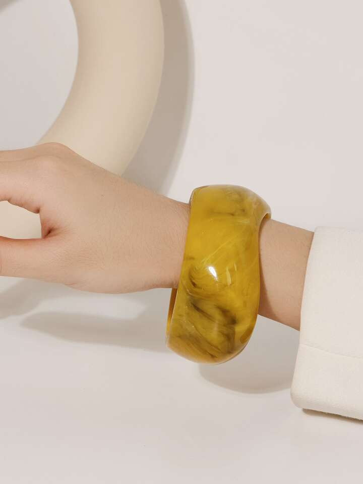Wide Resin Bangle | SHEIN