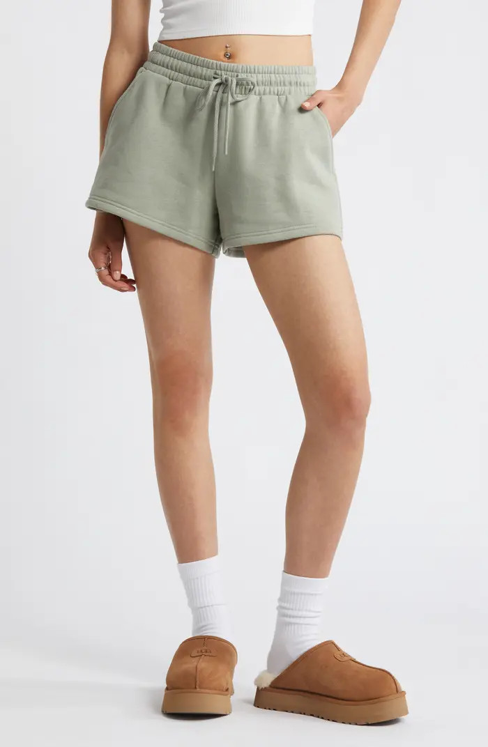 BP. Elastic Waist Fleece Shorts | Nordstrom | Nordstrom