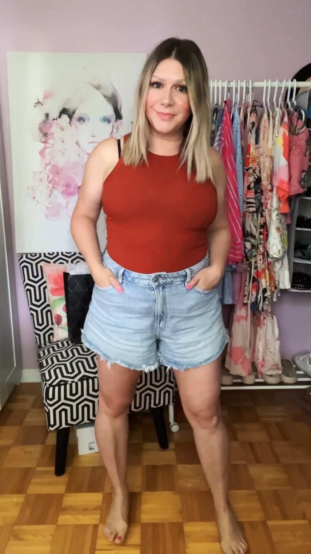 easy summer outfits ~ day 1/7 ☀️

Tank Top Medium
Shorts 29
Striped Shirt Medium
Slide Sandals 7

#LTKstyletip #LTKsummer #LTKcanada