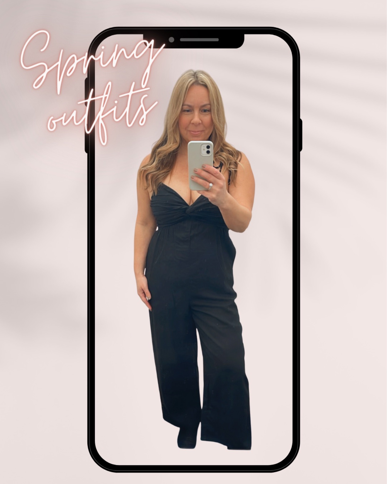 Tie shoulder smocked jumpsuit I’m in a medium but would size up to a large. It was a little tight on my girls, I’m a 36 D






Midsize fashion, romper, vacation outfit, Easter outfit, Old Navy style #ltkfind #ltkcurves #ltktravel

#LTKworkwear #LTKunder50 #LTKSeasonal