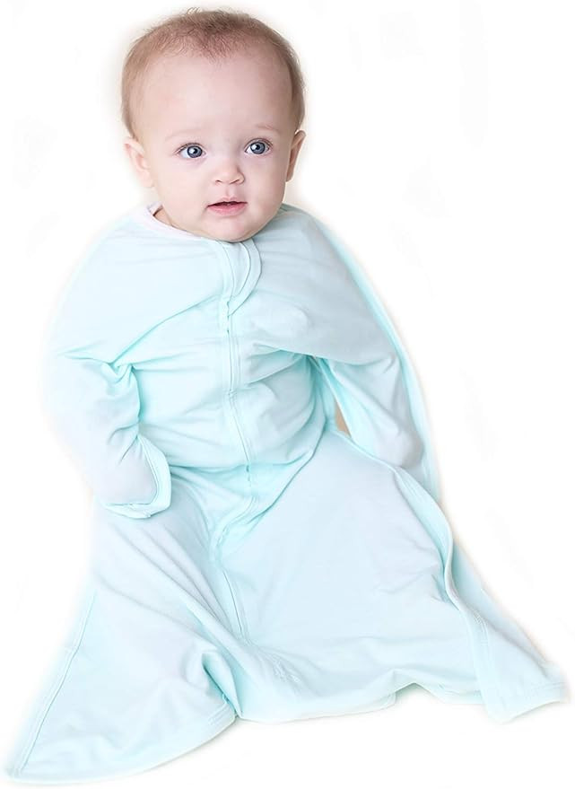 SleepingBaby Poly Zipadee-Zip Swaddle Transition Baby Swaddle Blanket with Zipper, Cozy Baby Slee... | Amazon (US)