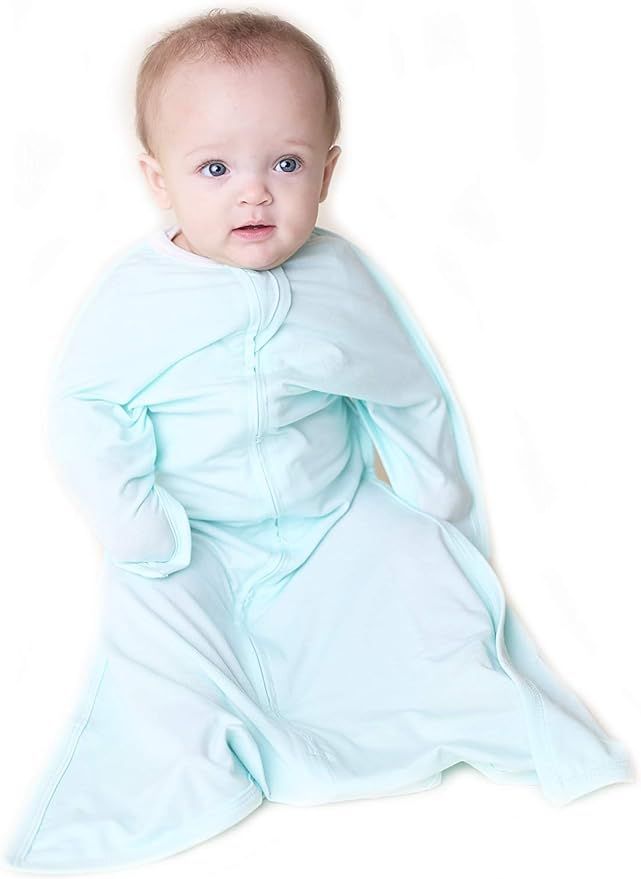 SleepingBaby Poly Zipadee-Zip Swaddle Transition Baby Swaddle Blanket with Zipper, Cozy Baby Slee... | Amazon (US)