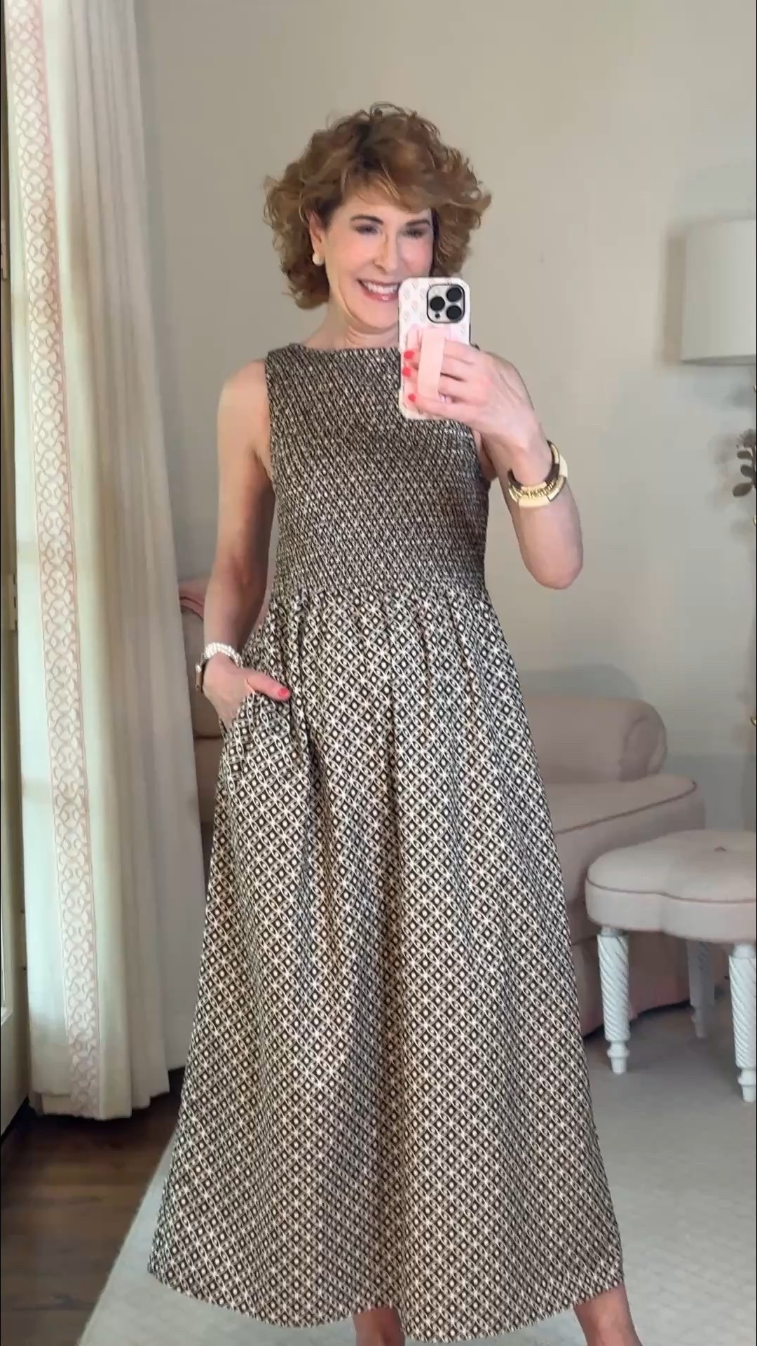 Yummy, modest, bra-friendly dress from my fave spot! Perfect for layering with a cardi, blazer, or denim jacket. Wearing it today with sandals but would be perfect for fall with booties! 

Chocolate brown is great all year round! Fits TTS!

My bracelets are from Allie + Bess and they’re 30% off!

#LTKStyleTip #LTKWorkwear #LTKOver40