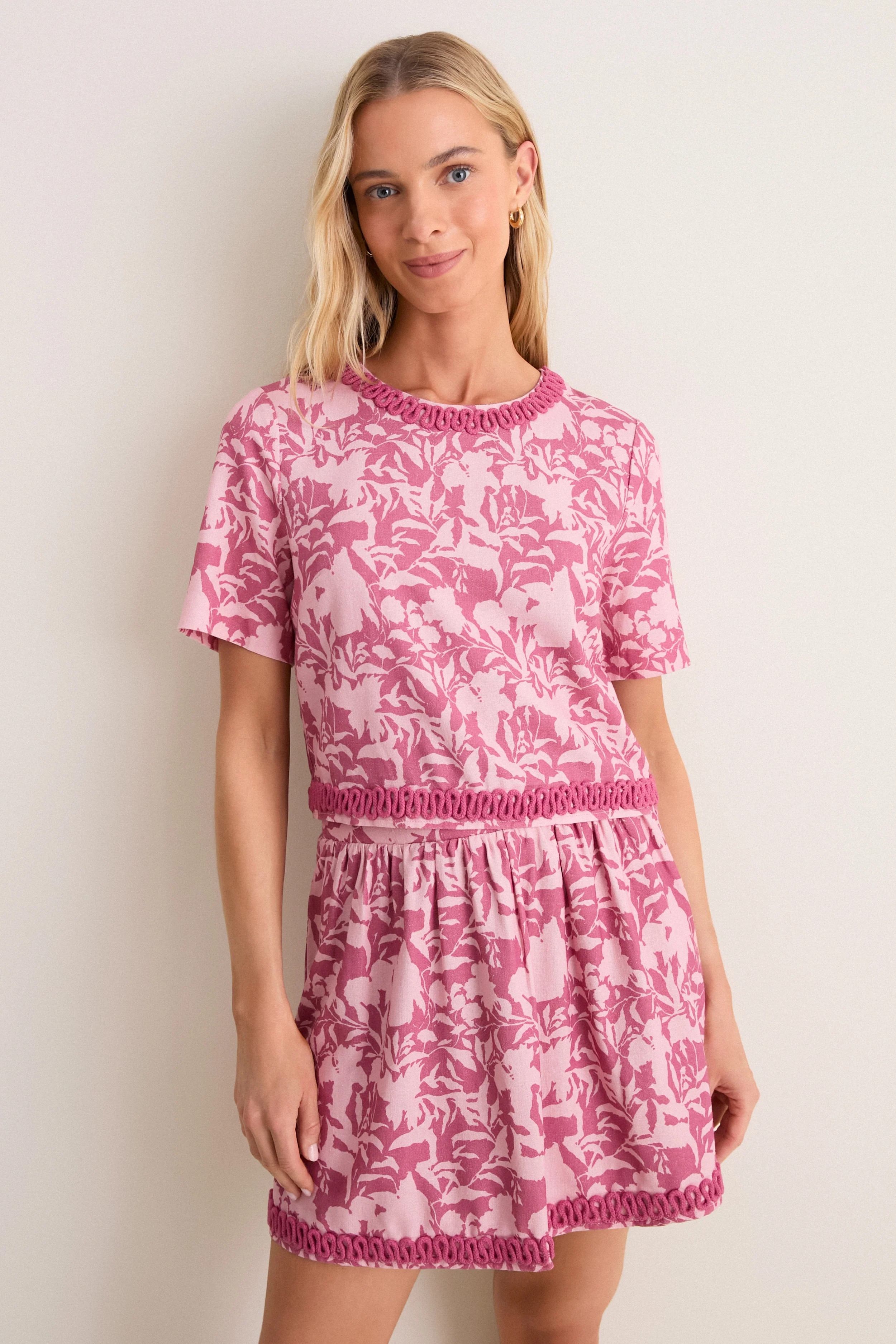 Pink Multi Floral Siesta Top | Tuckernuck (US)