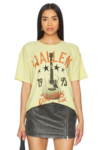 DAYDREAMER Morgan Wallen Dangerous Tour Merch Tee in Lemon from Revolve.com | Revolve Clothing (Global)