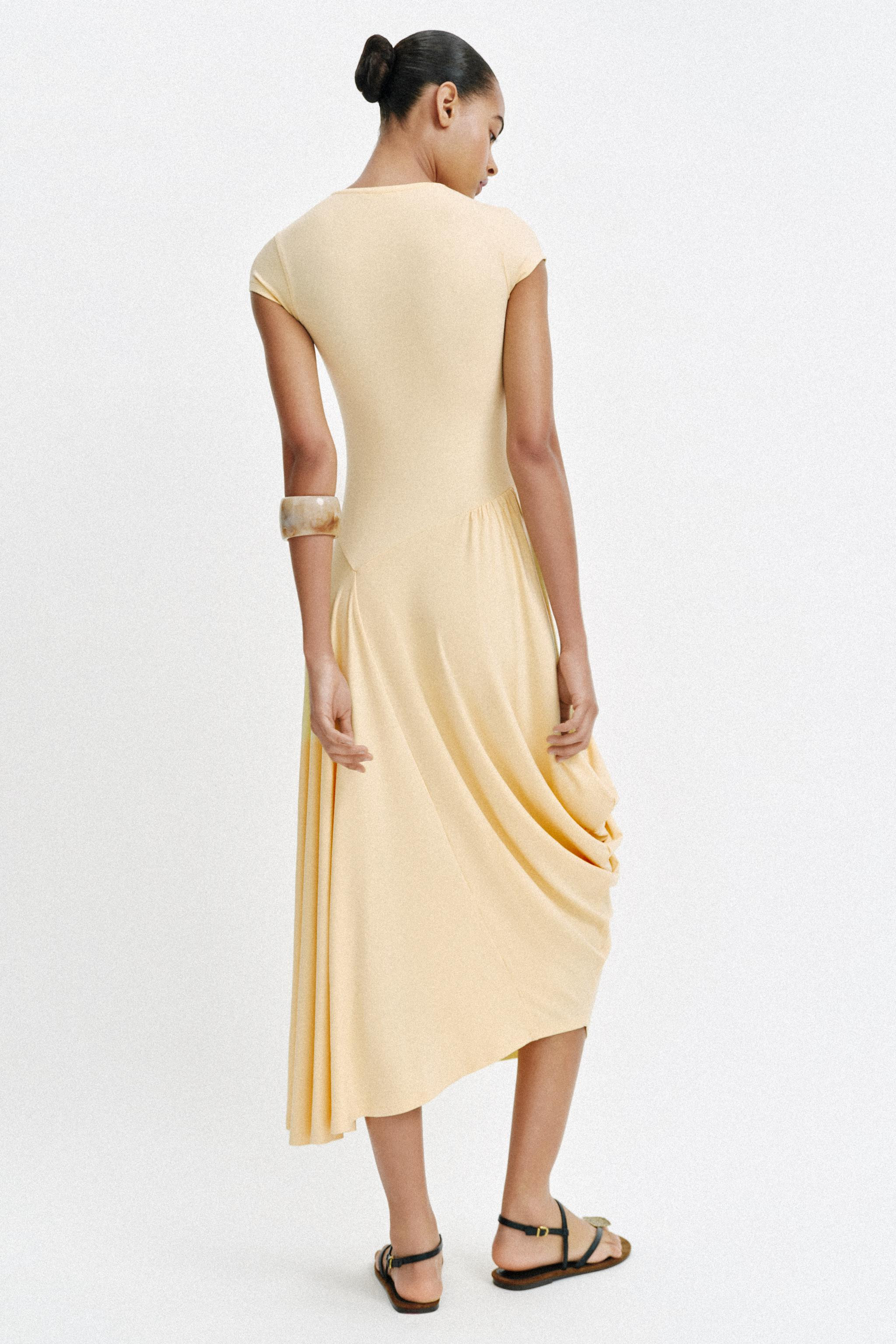 ASYMMETRIC LONG DRESS | Zara US
