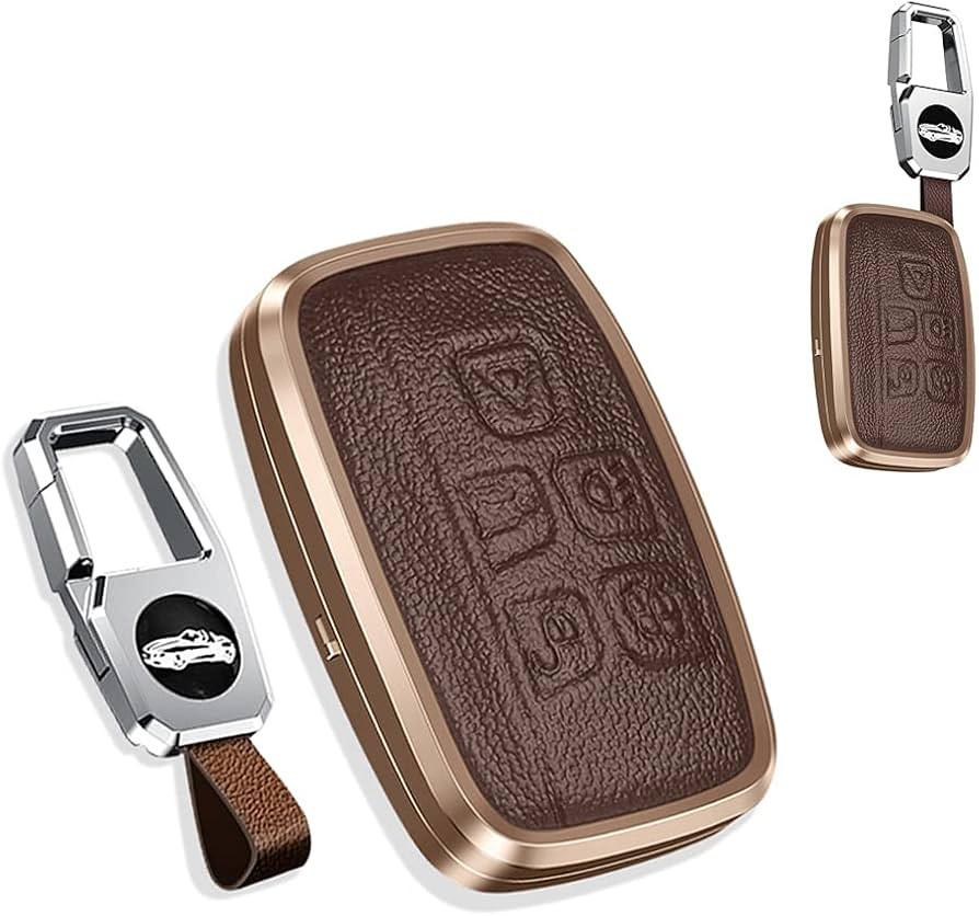 SANRILY 1pcs for Range Rover Key Cover Full Protection Metal Leather Key Fob Case fit for Land ro... | Amazon (US)
