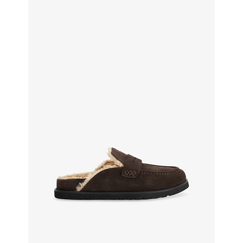 Dune Womens Brown Suede Goldy Suede Loafers Eur 38/5 Uk Women | Selfridges