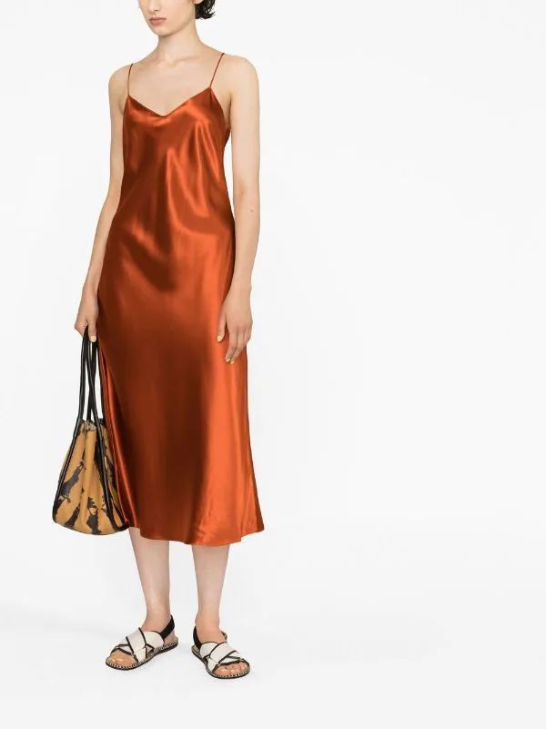 Polo Ralph Lauren Mulberry Silk Dress - Farfetch | Farfetch Global