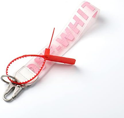 OW Keychain,Off Wristlet Off White Personality Office Industrial Belt Strap Gift Fashionable Lanyard | Amazon (US)