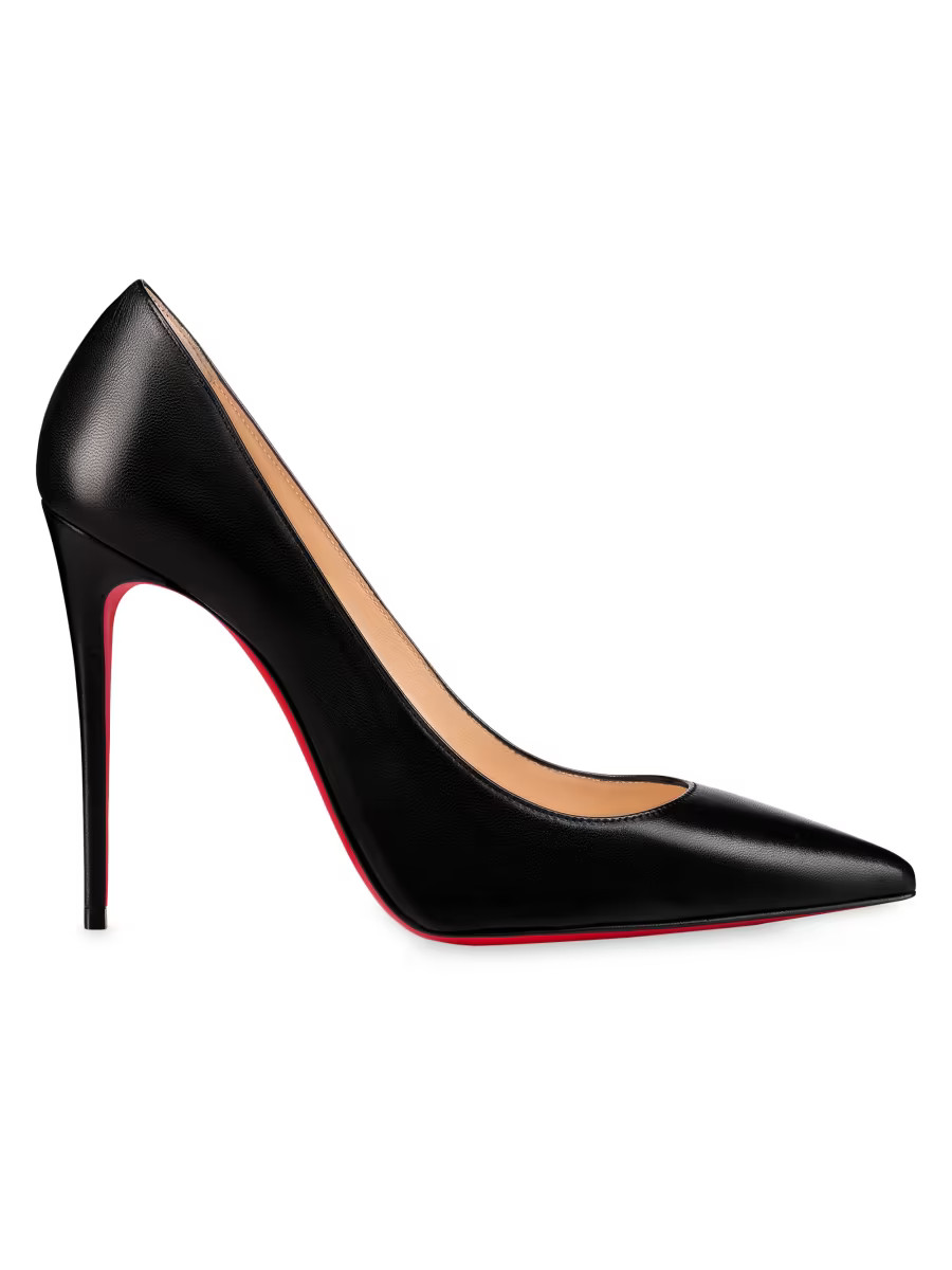 Kate 100MM Leather Pumps | Saks Fifth Avenue