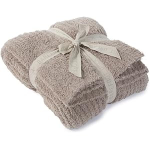 Barefoot Dreams CozyChic Ribbed Throw Sand One Size | Amazon (US)