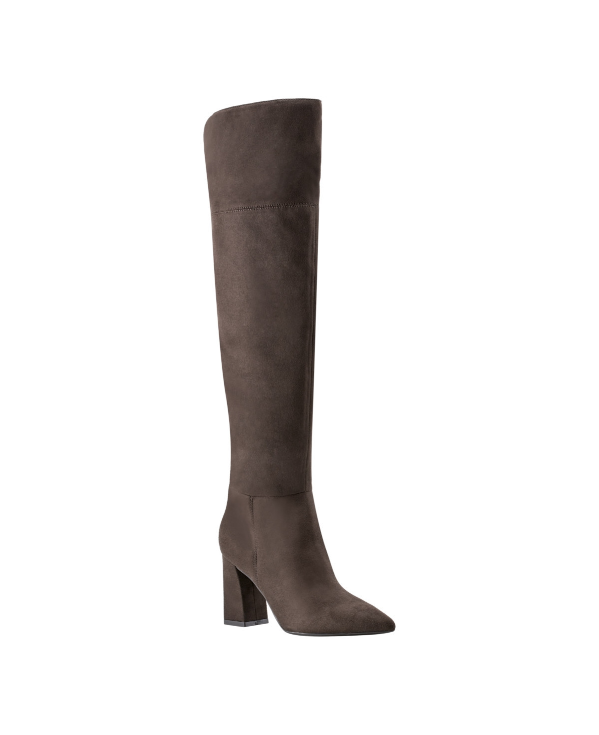 Marc Fisher Women's Garwin Block Heel Pointy Toe Dress Boots - Medium Brown | Macy's