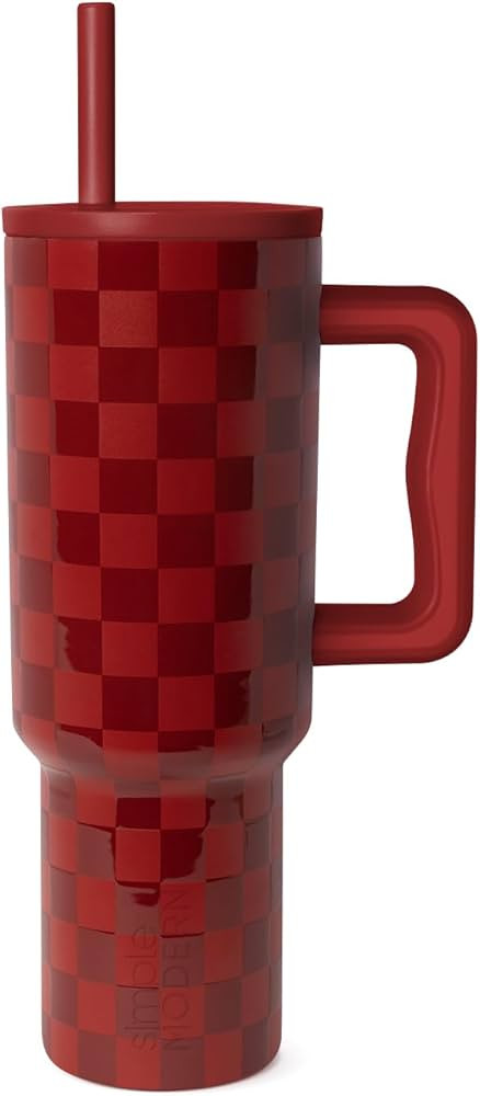 Simple Modern 40 oz Tumbler with Handle and Straw Lid | Leak-Proof Insulated Stainless Steel Wate... | Amazon (US)