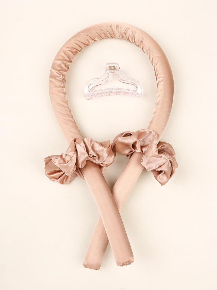 4pcs Women Solid Casual Heatless Sleep Curler For Daily Life | SHEIN