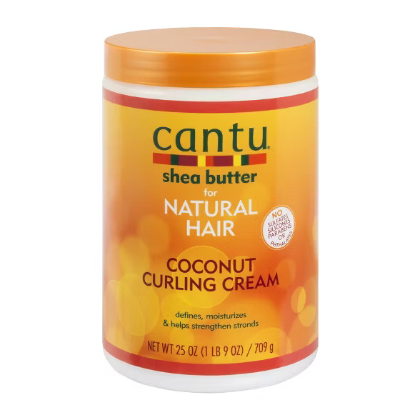 Cantu Natural Hair Coconut Curling Cream - 25oz | Target