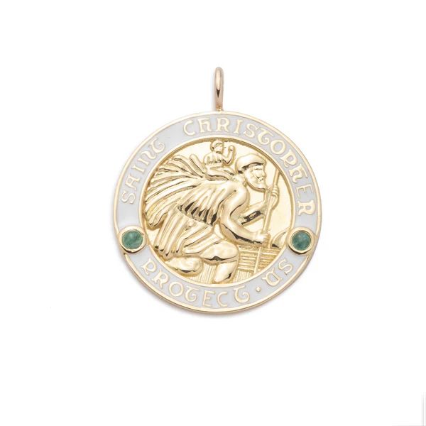 Saint Christopher Large Pendant | Heritage Jewelry NY