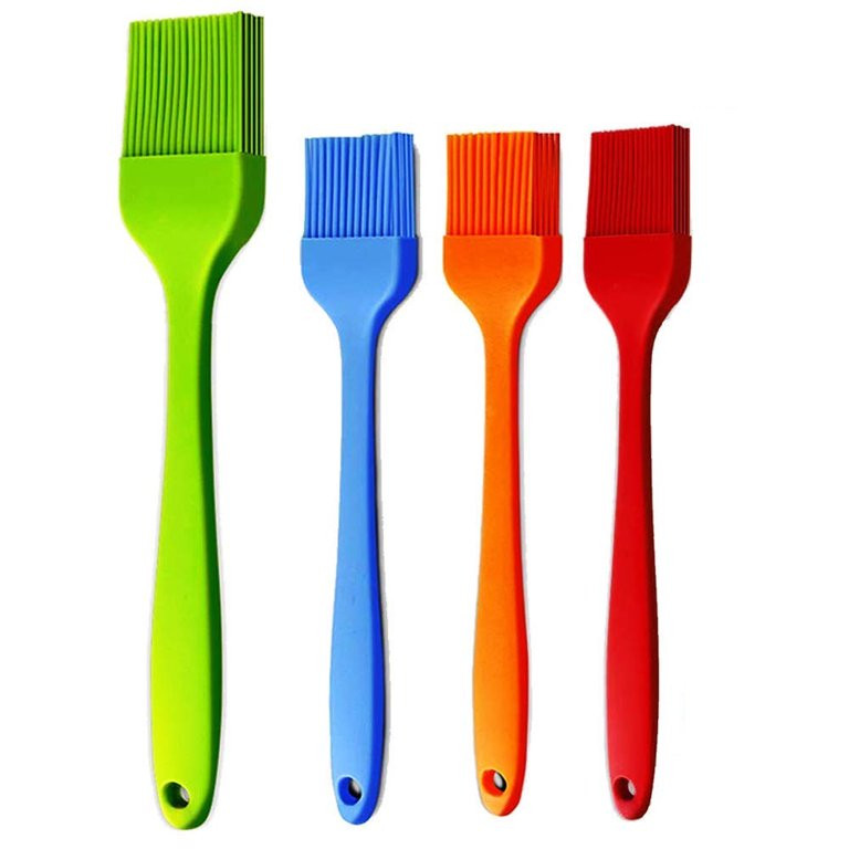 Basting Brush Silicone Baking Brush Oil Pastry BBQ Sauce Meat Kitchen Cooking Glazing Brush | Walmart (US)