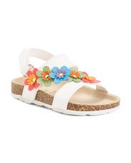 Made In Italy Floral Sandals (Little Kid, Toddler) | Marshalls