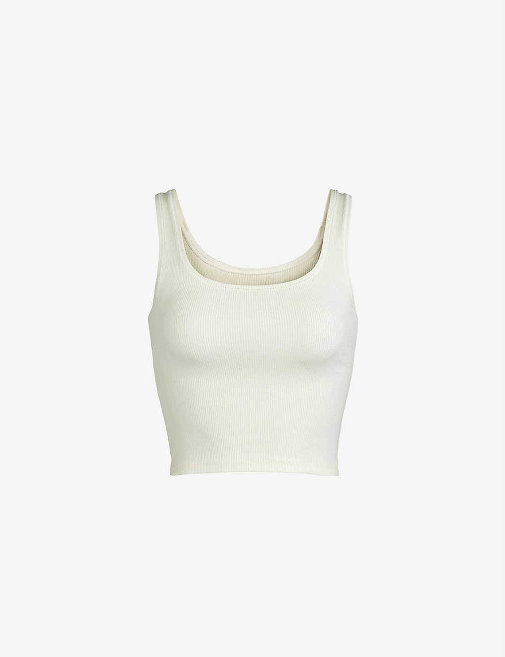 SKIMS Ribbed stretch-cotton tank top | Selfridges