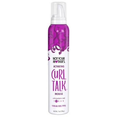 Not Your Mother's Curl Talk Curl Activating Mousse - 7 fl oz: Paraben-Free, Silicone-Free, Sulfate-Free | Target