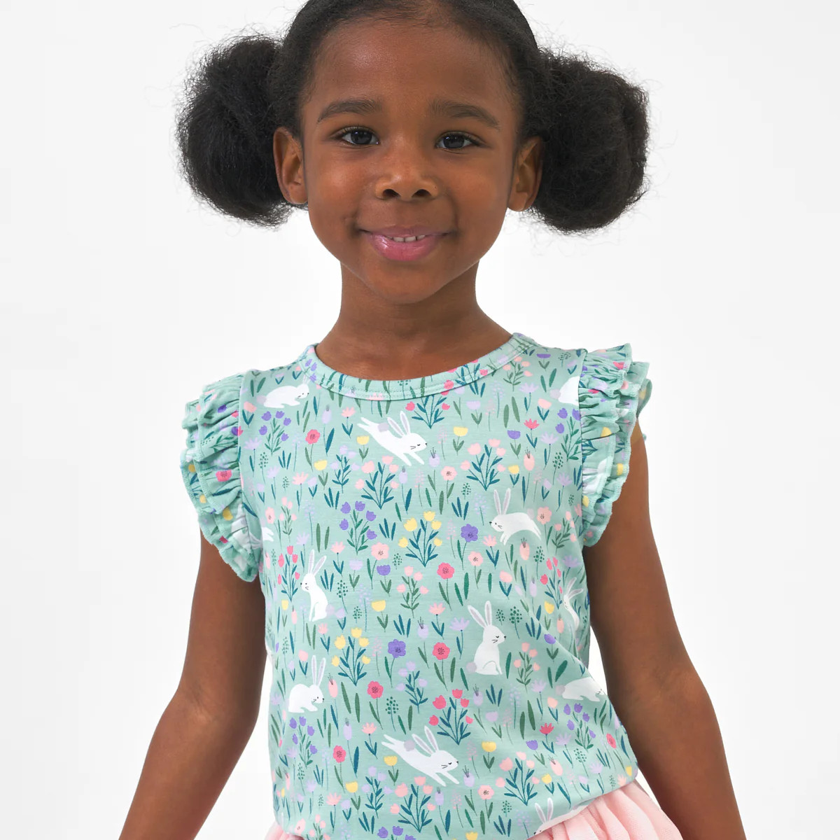 Bunny Blossom Flutter Tee | Little Sleepies