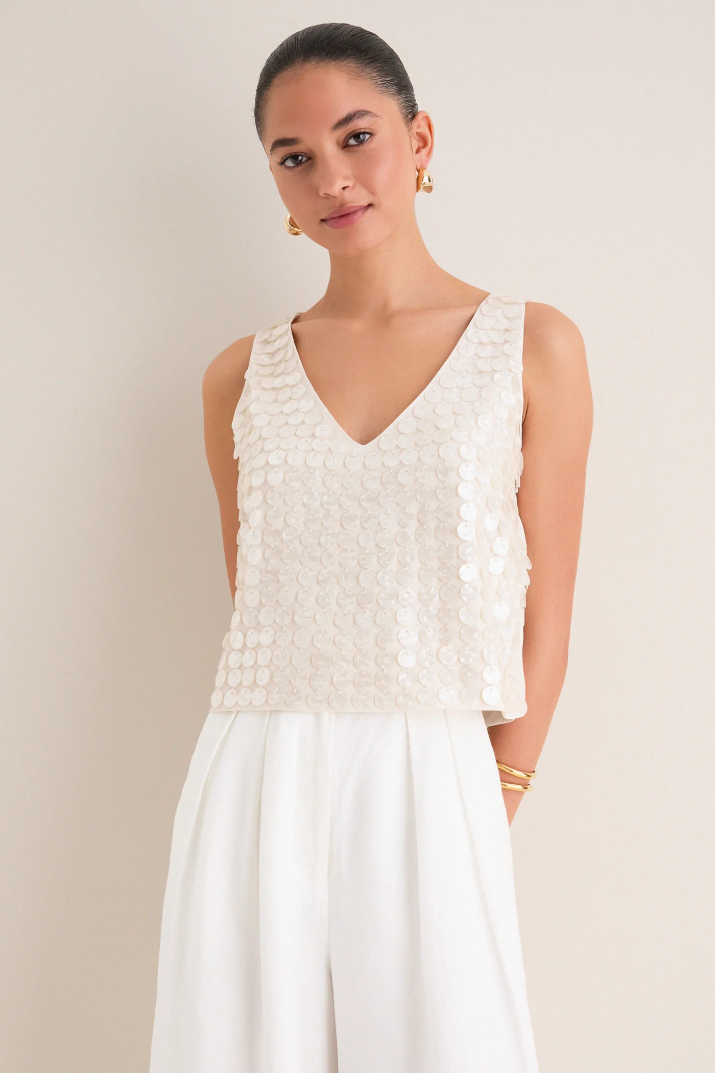 Pearl Shells Disco Tank | Tuckernuck (US)