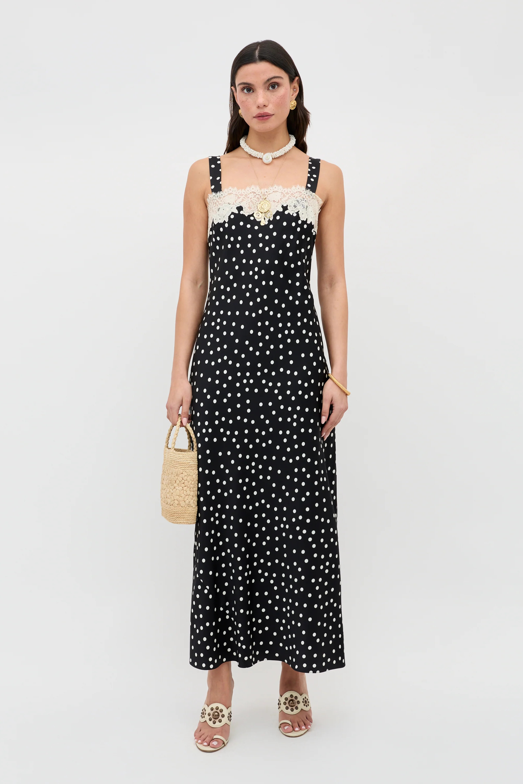 Rosamarie - Scattered Dot Black | Rixo