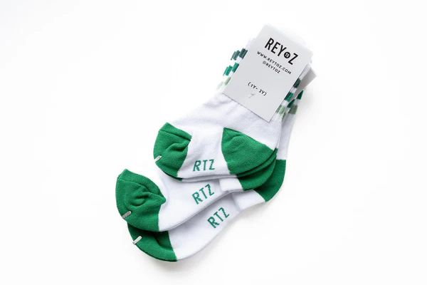 Green Stripe Socks | Rey to Z