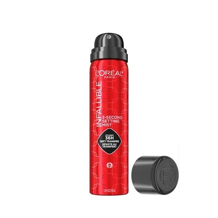 L Oreal Paris Infallible 3- Second Setting Mist with microfine up to 36H wear Clear 2.54 fl oz | Walmart (US)