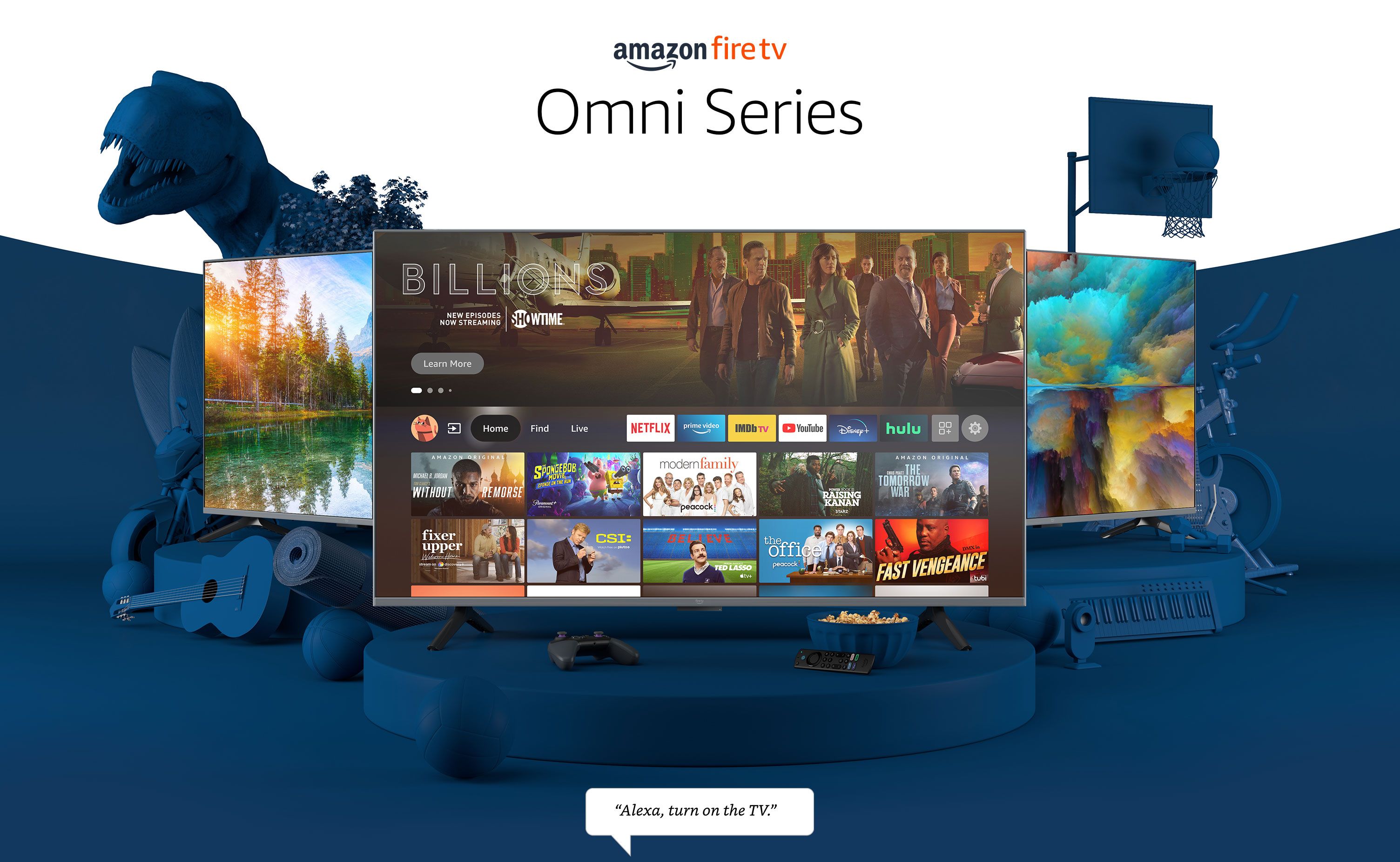 Amazon Fire TV 55" Omni Series 4K UHD smart TV, hands-free with Alexa | Amazon (US)