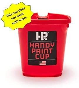 HANDy Paint Cup Holds 16 oz. of Paint or Stain, Integrated Magnetic Brush Holder Ideal for Trim Work | Amazon (US)