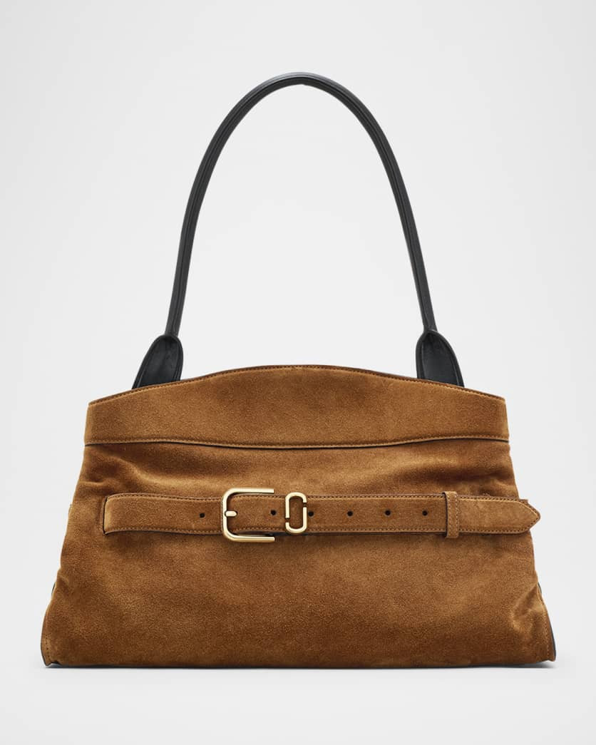 The Satchel Suede Shoulder Bag | Neiman Marcus
