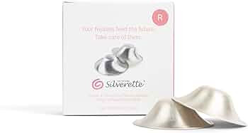 SILVERETTE The Original Silver Nursing Cups, Nipple Covers for Breastfeeding, Regular | Amazon (US)